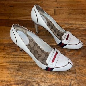 Leather Gucci pumps, size 40 IT.